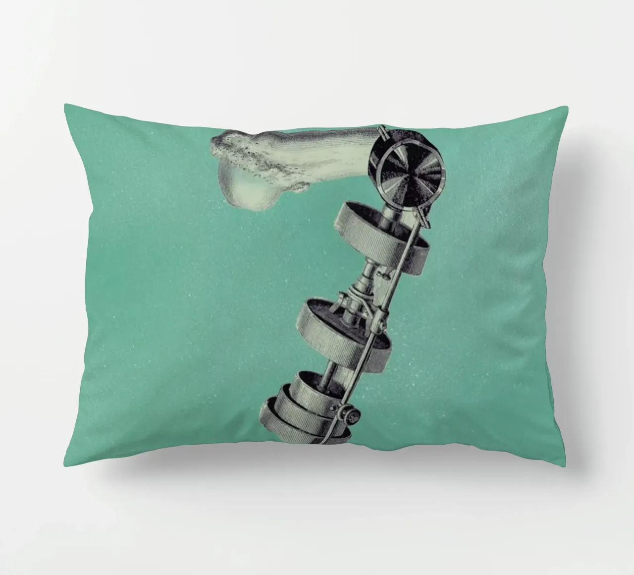 Steampunk Alphabet Number 7 cuscino da Birgit Palma