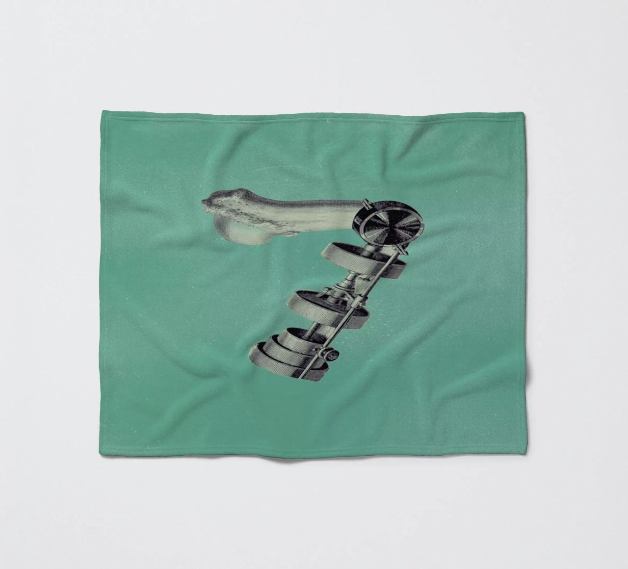 Steampunk Alphabet Number 7 coperta in pile da Birgit Palma