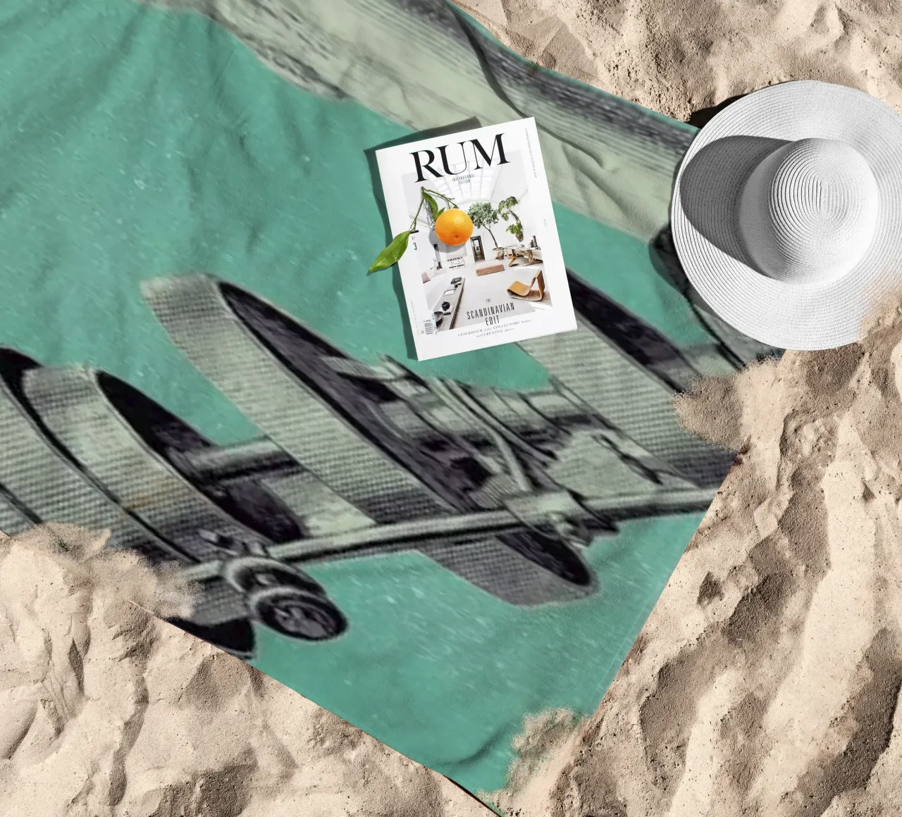 Steampunk Alphabet Number 7 telo mare da Birgit Palma