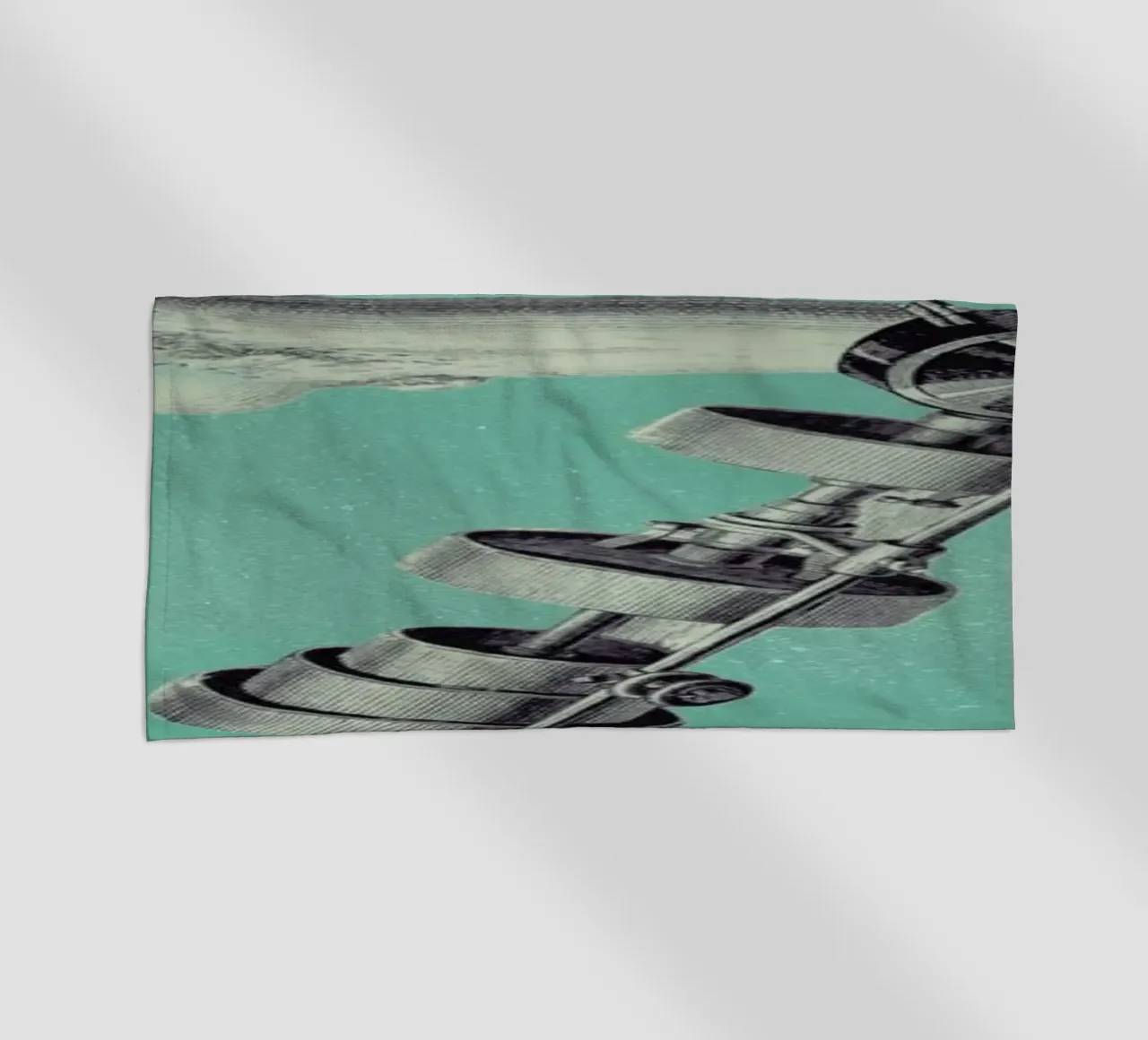 Steampunk Alphabet Number 7 telo mare da Birgit Palma