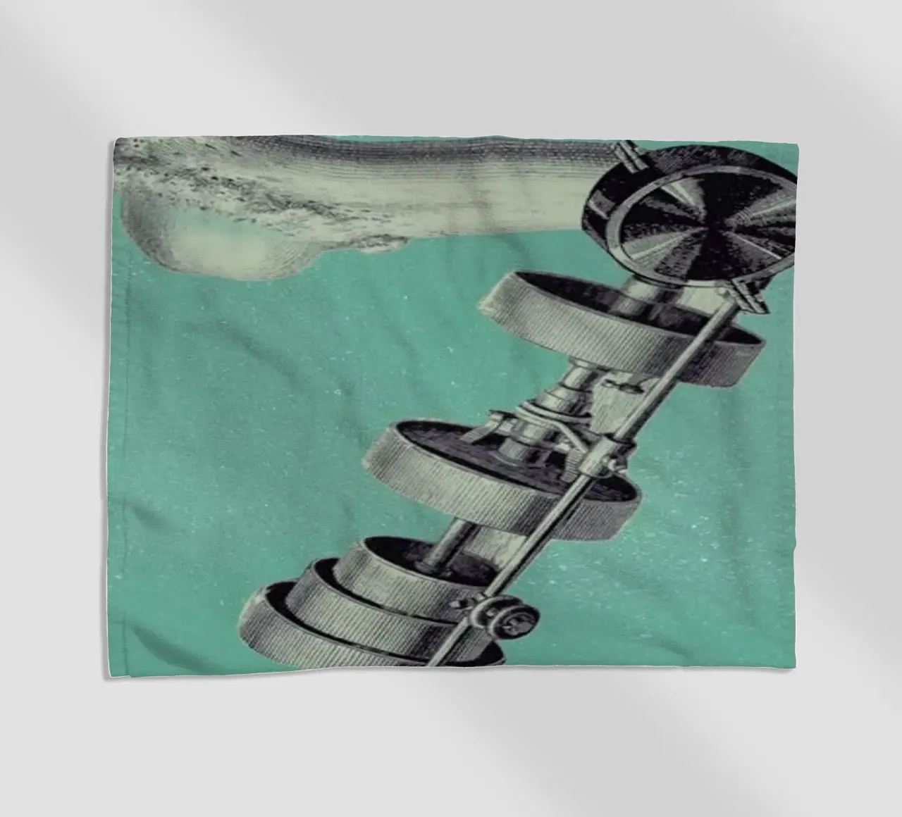 Steampunk Alphabet Number 7 telo mare da Birgit Palma