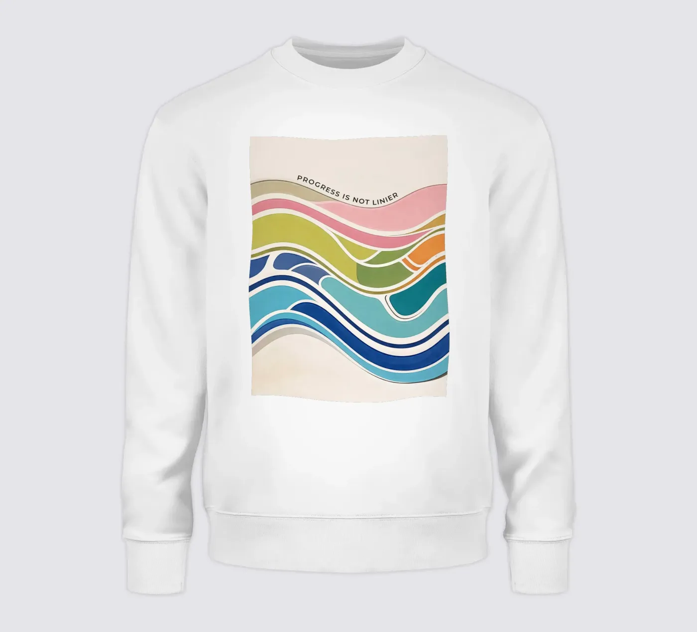 Progress Is Not Linear sweatshirt van Jasonheeran