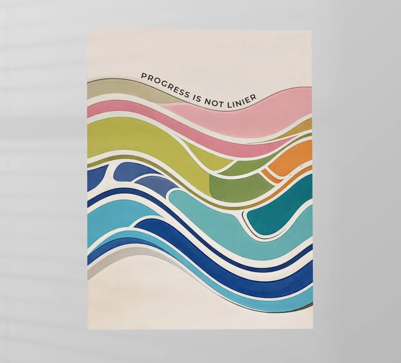 Progress Is Not Linear pellicola backlit da Jasonheeran