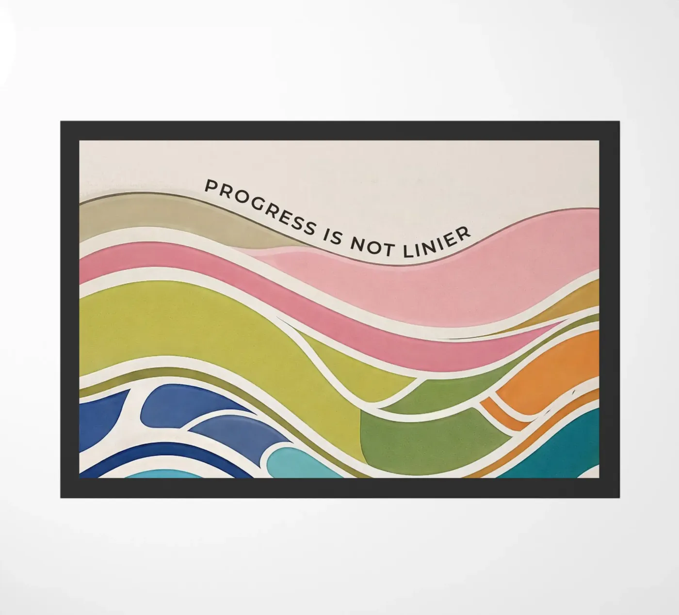Progress Is Not Linear Fußmatte von Jasonheeran