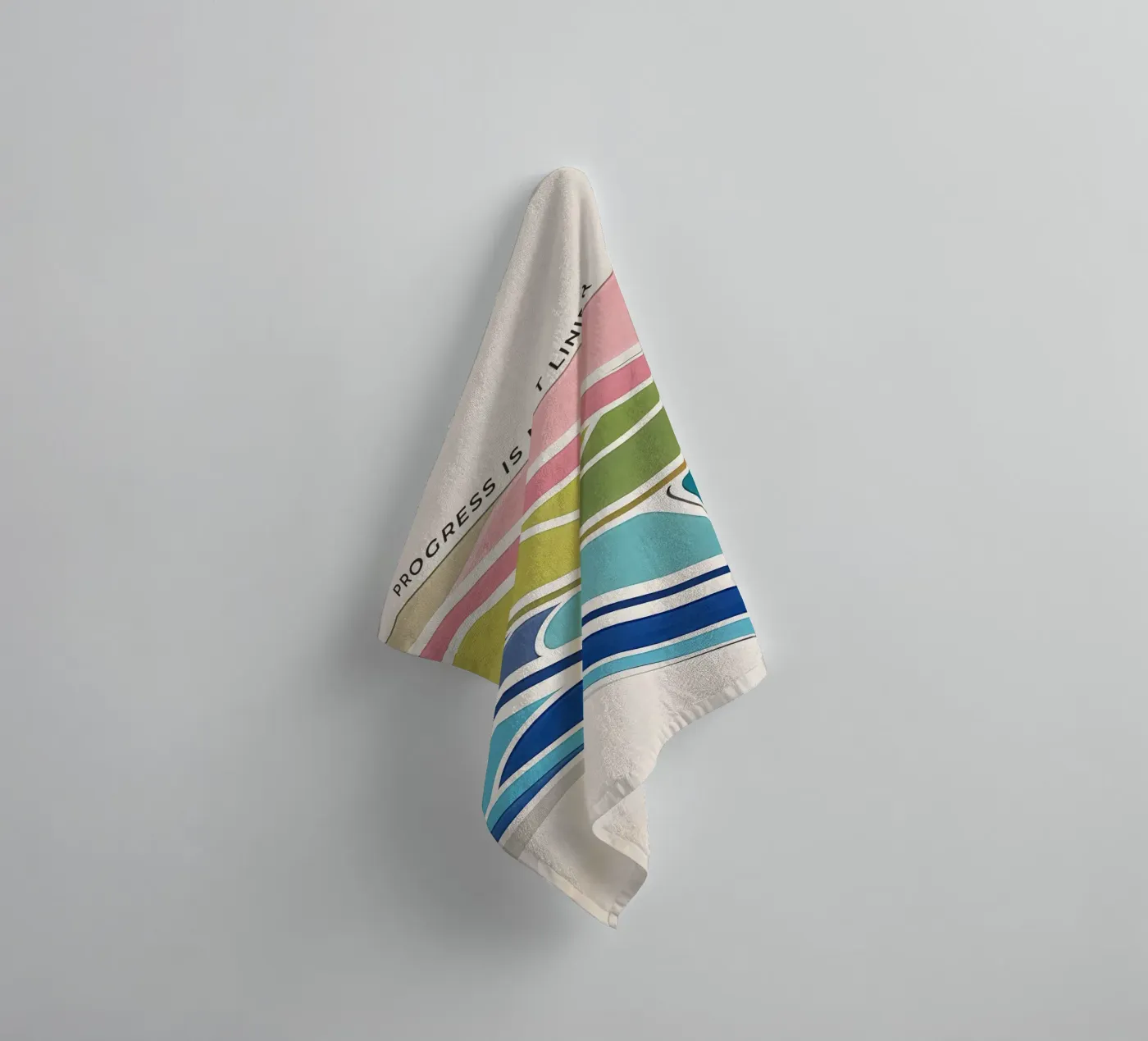 Progress Is Not Linear Handtuch von Jasonheeran