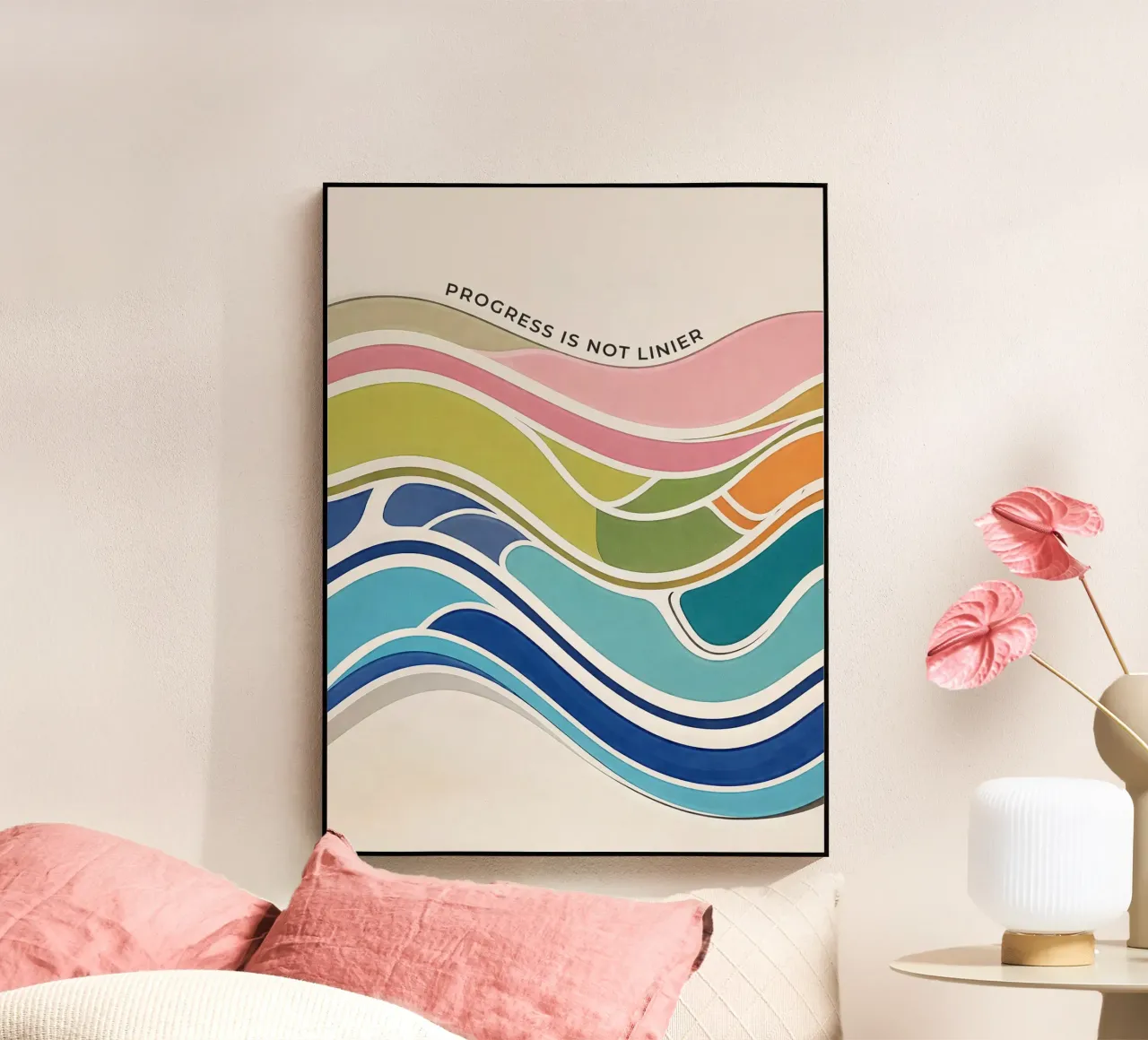 Progress Is Not Linear plexiglass da Jasonheeran