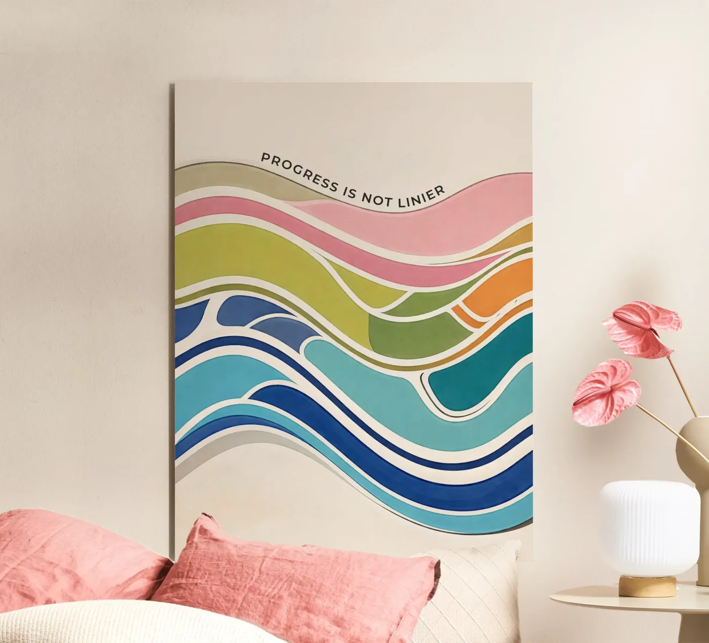 Progress Is Not Linear forex-plaat van Jasonheeran