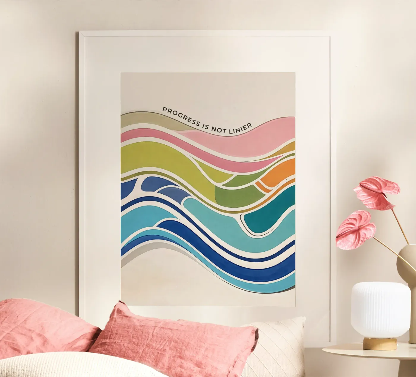 Progress Is Not Linear Poster von Jasonheeran