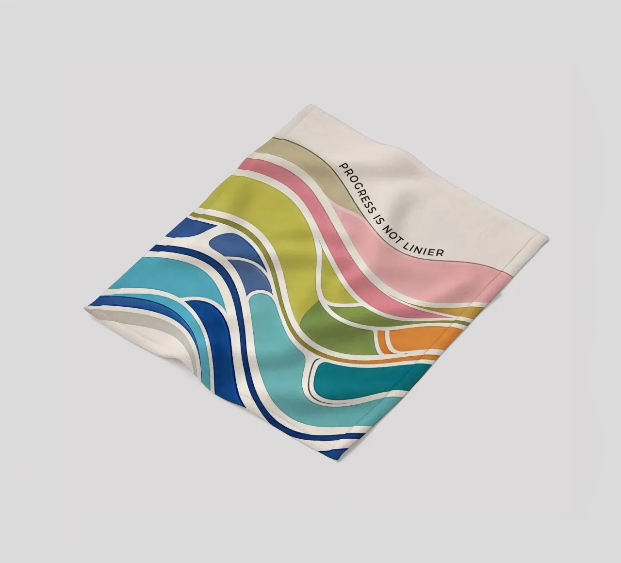 Progress Is Not Linear Fleecedecke von Jasonheeran