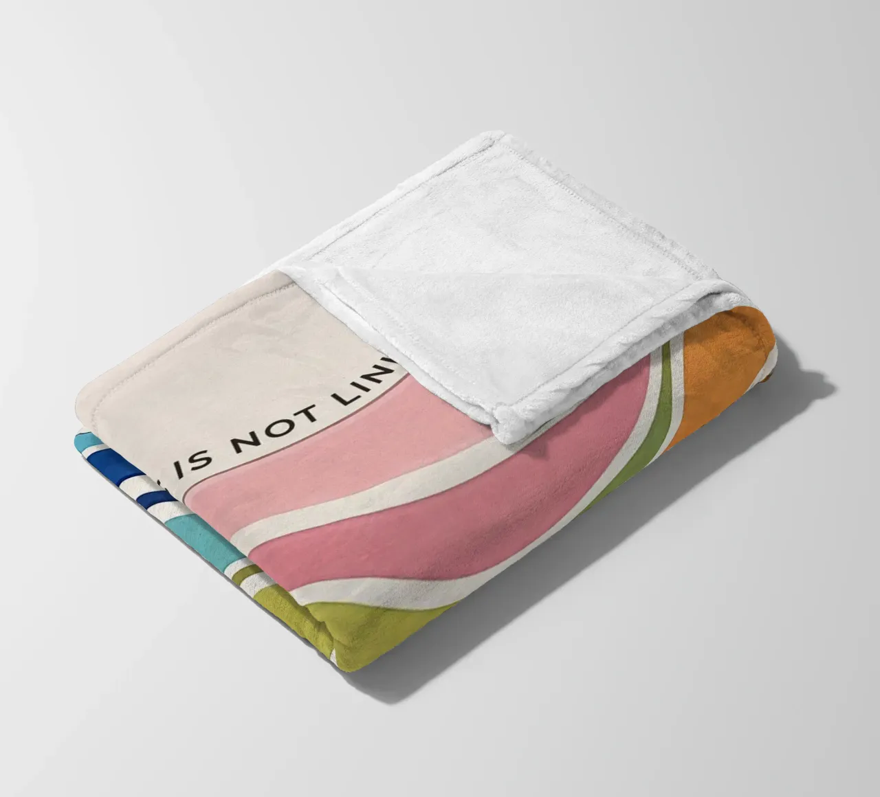 Progress Is Not Linear Fleecedecke von Jasonheeran