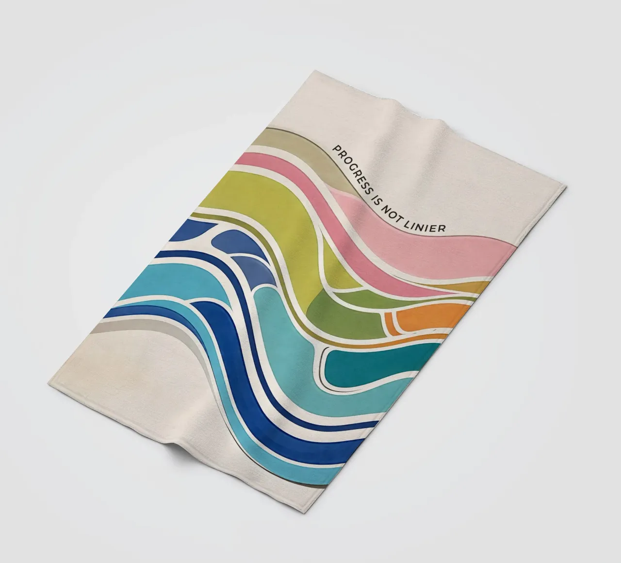 Progress Is Not Linear Fleecedecke von Jasonheeran