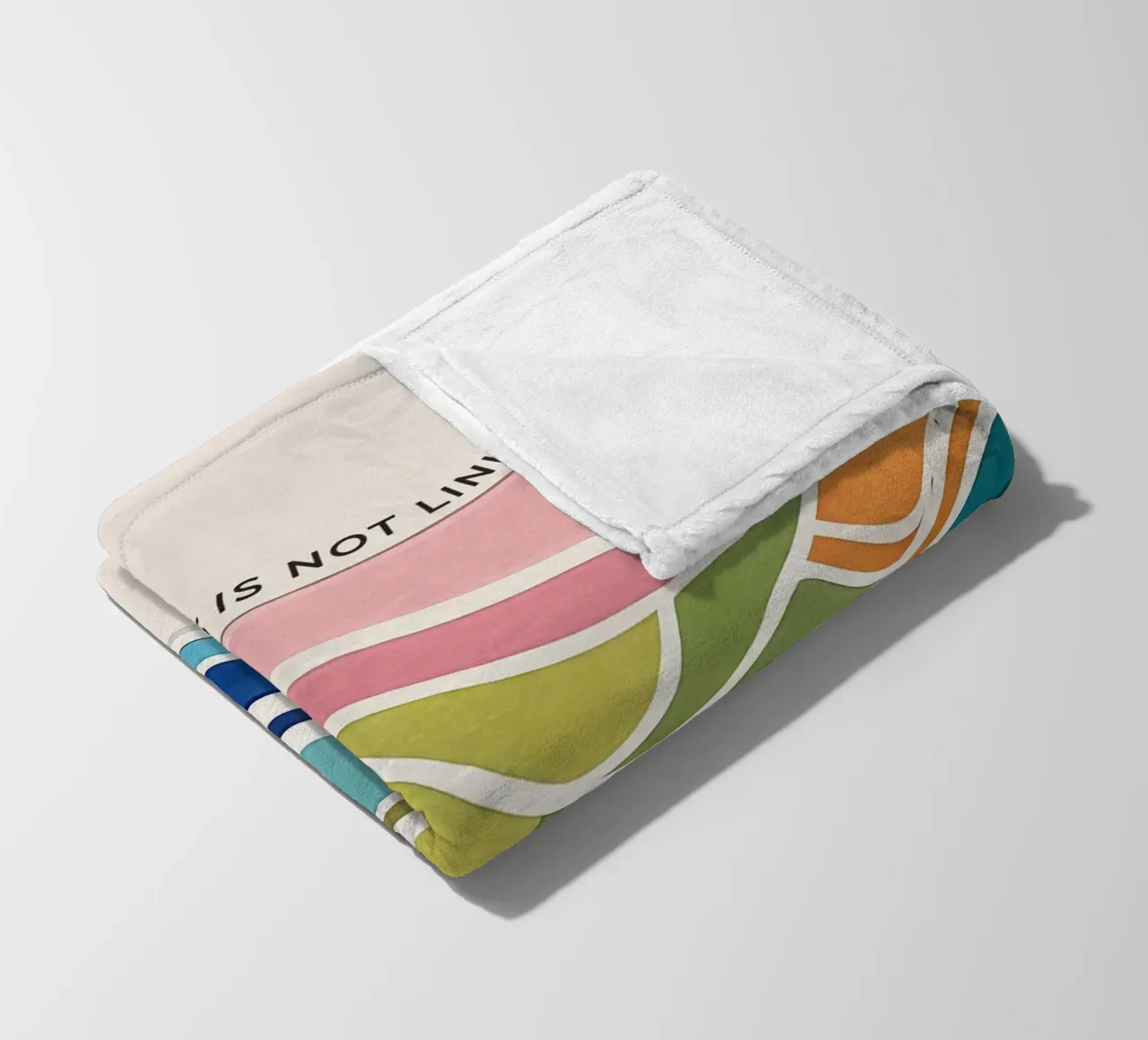 Progress Is Not Linear Fleecedecke von Jasonheeran