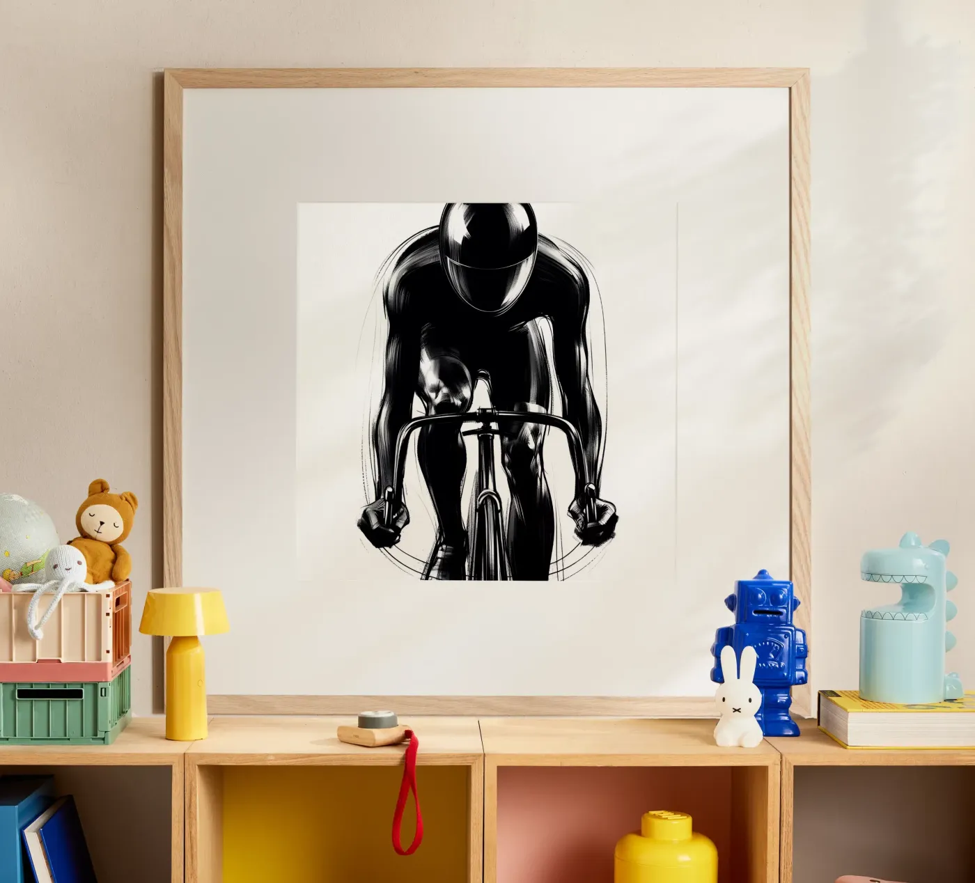FIETSPEDAAL poster van ARTOMATIC