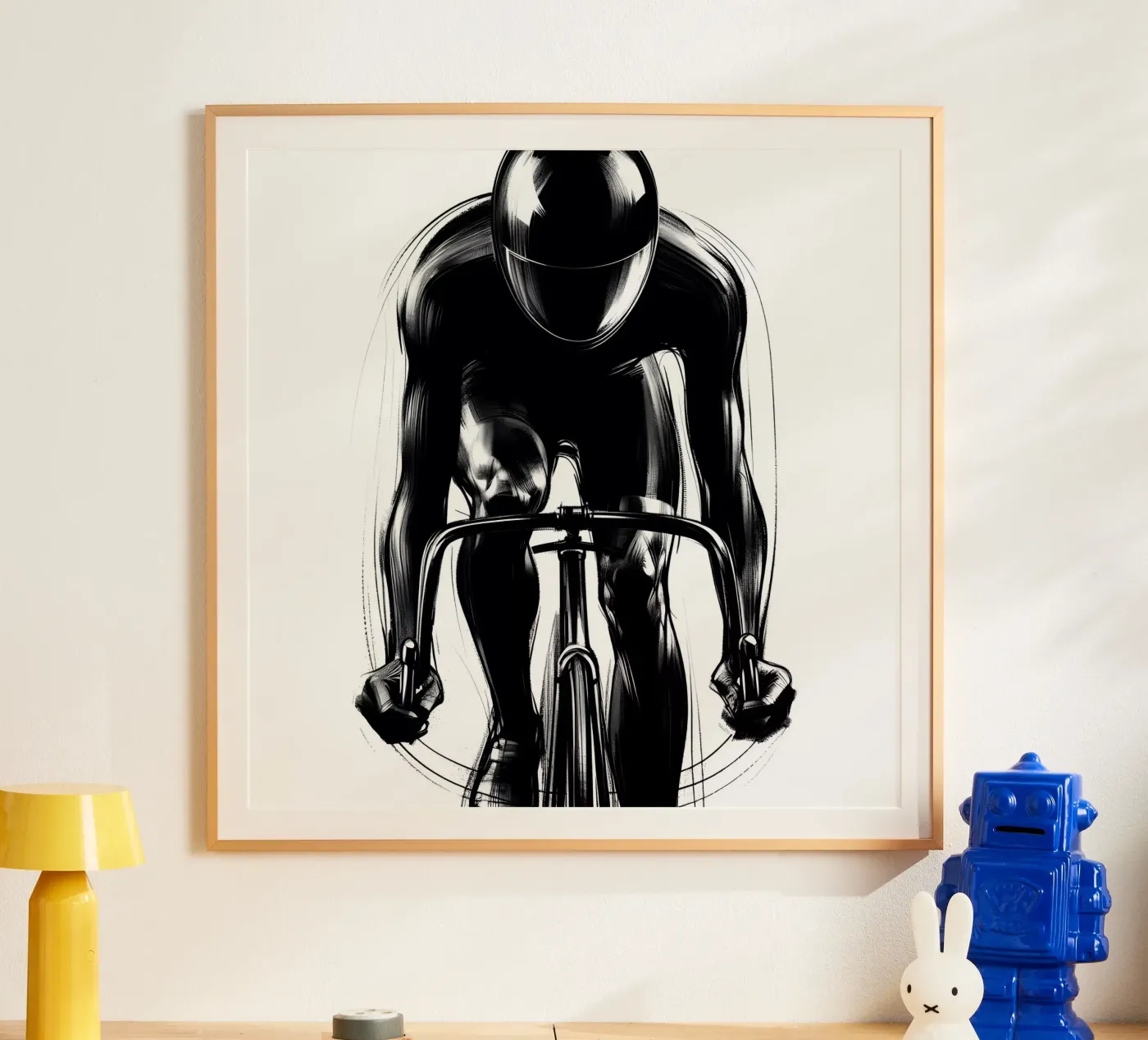 FIETSPEDAAL poster van ARTOMATIC