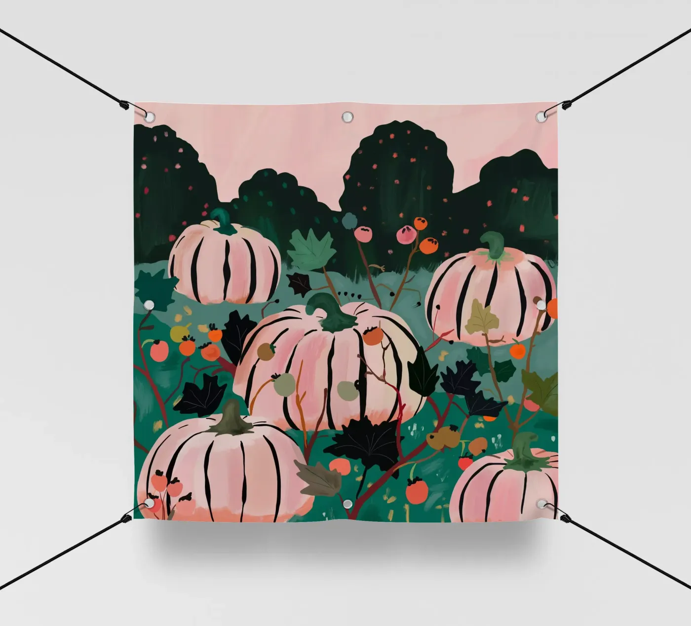 Pompoen pvc-zeil van ArtsySesta