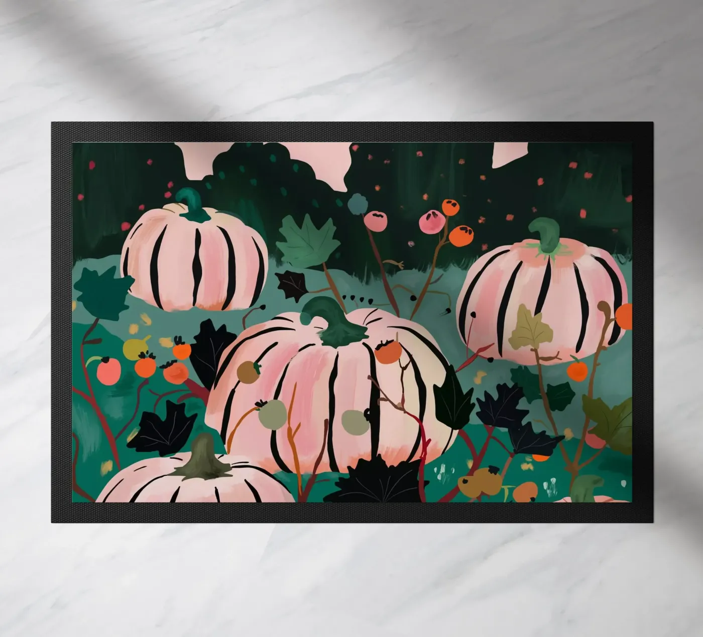 Pumpkin Patch doormat by ArtsySesta