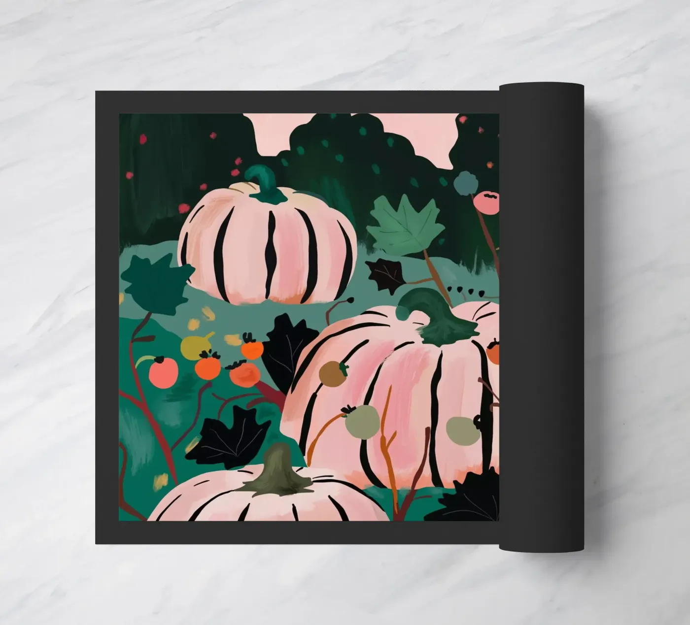 Pumpkin Patch doormat by ArtsySesta