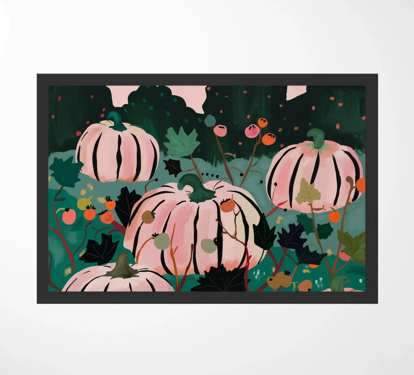 Pumpkin Patch doormat by ArtsySesta