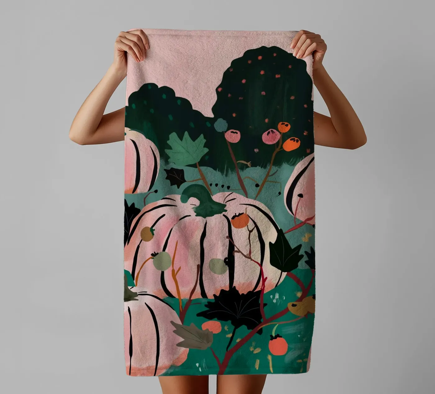 Pompoen badhanddoek van ArtsySesta