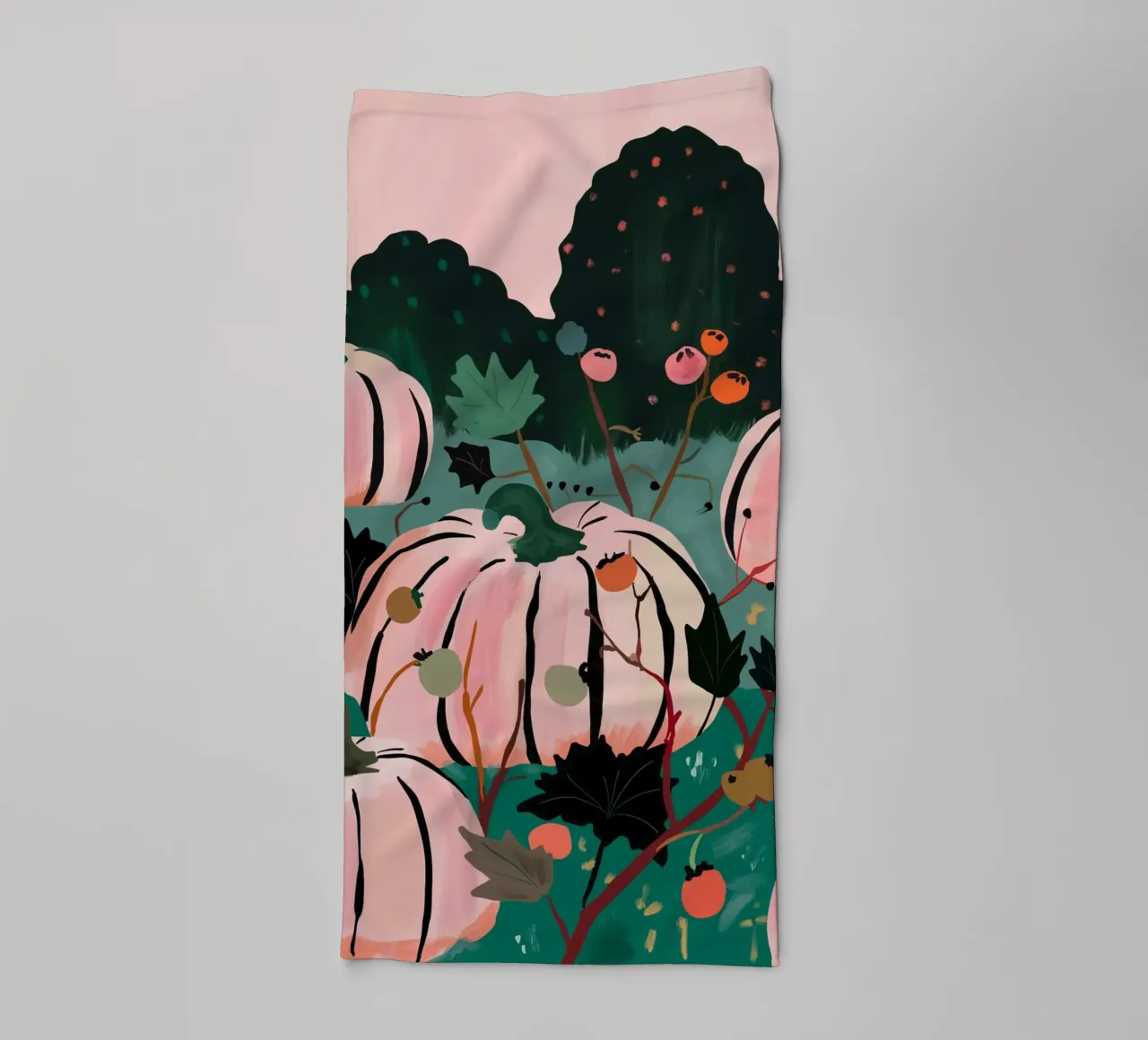 Pumpkin Patch towel by ArtsySesta