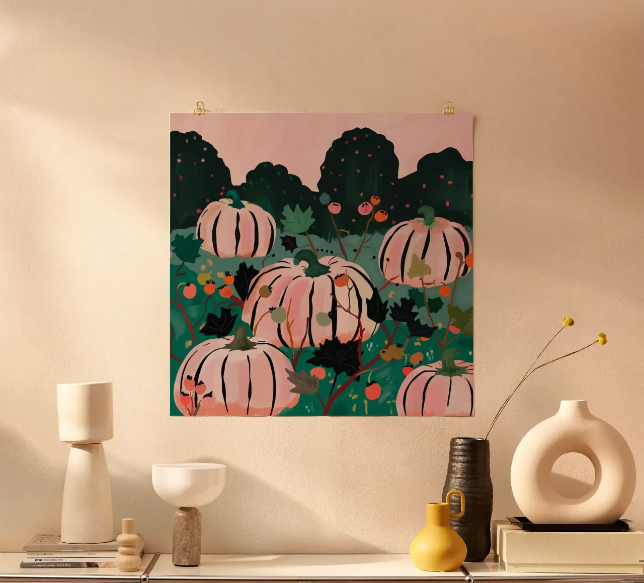 Pompoen poster van ArtsySesta