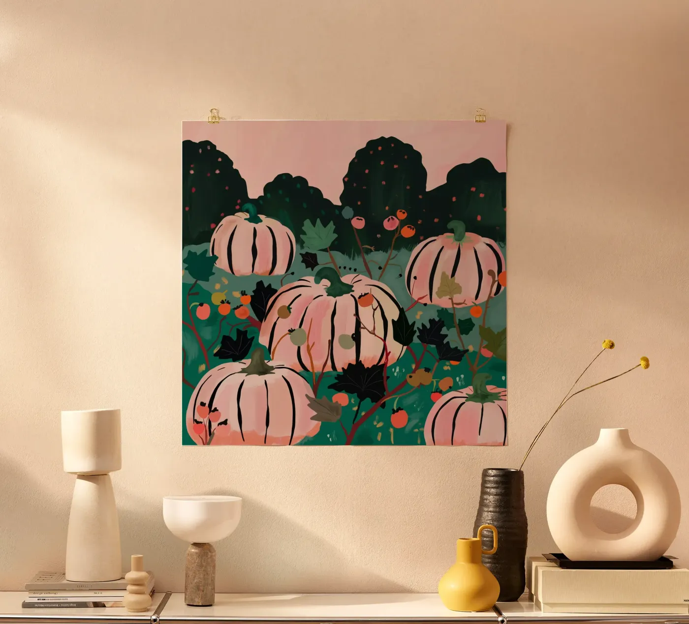 Pompoen poster van ArtsySesta