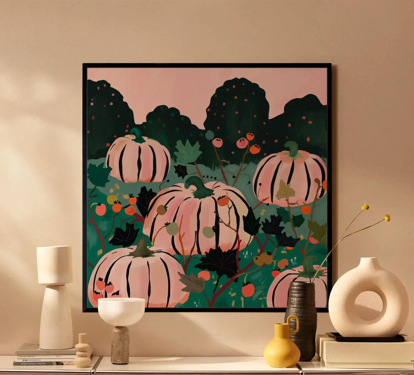 Pompoen poster van ArtsySesta