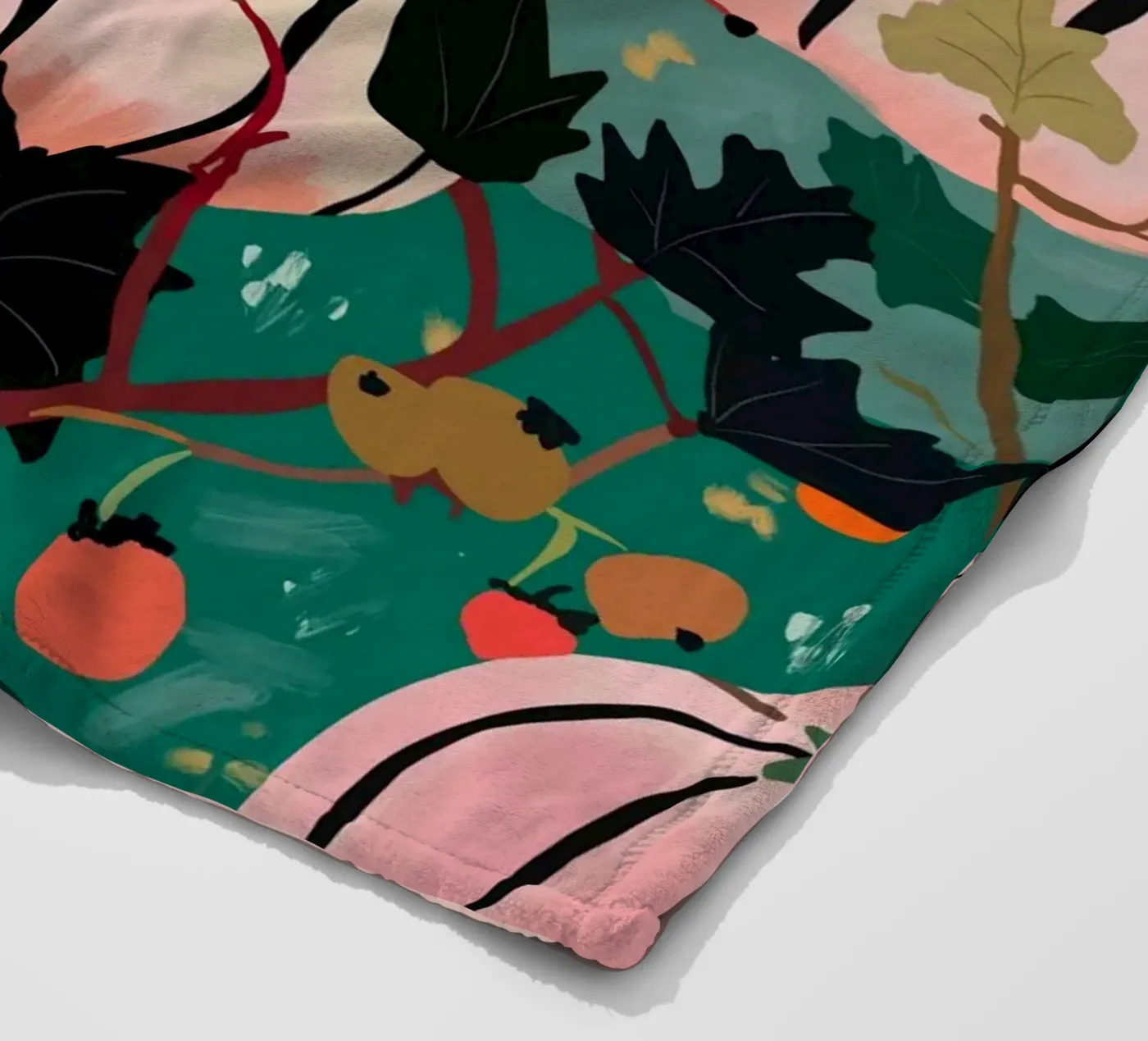 Pumpkin Patch fleece blanket by ArtsySesta