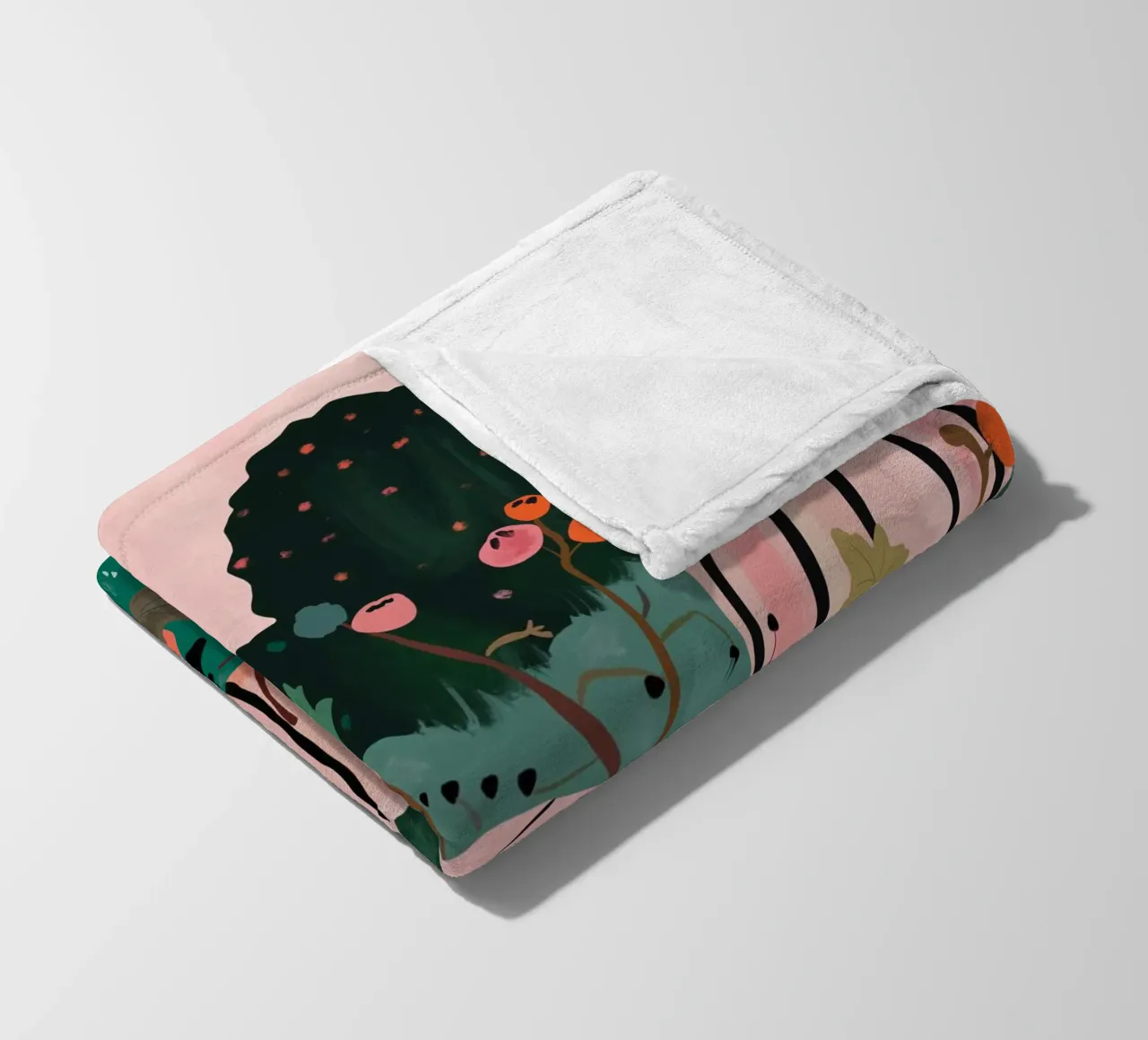 Pumpkin Patch fleece blanket by ArtsySesta