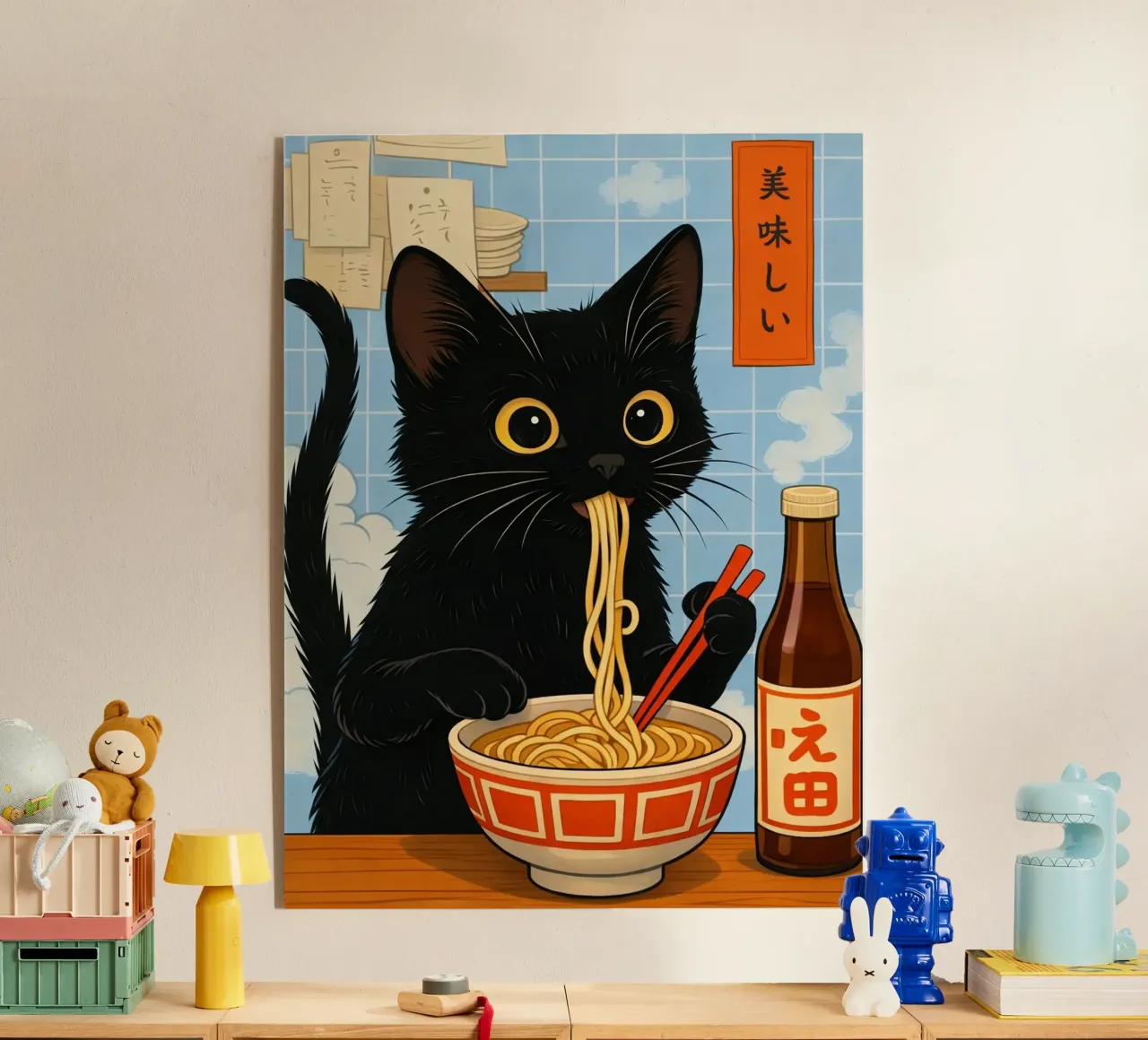 cat and nodle plexiglass da cepeducks