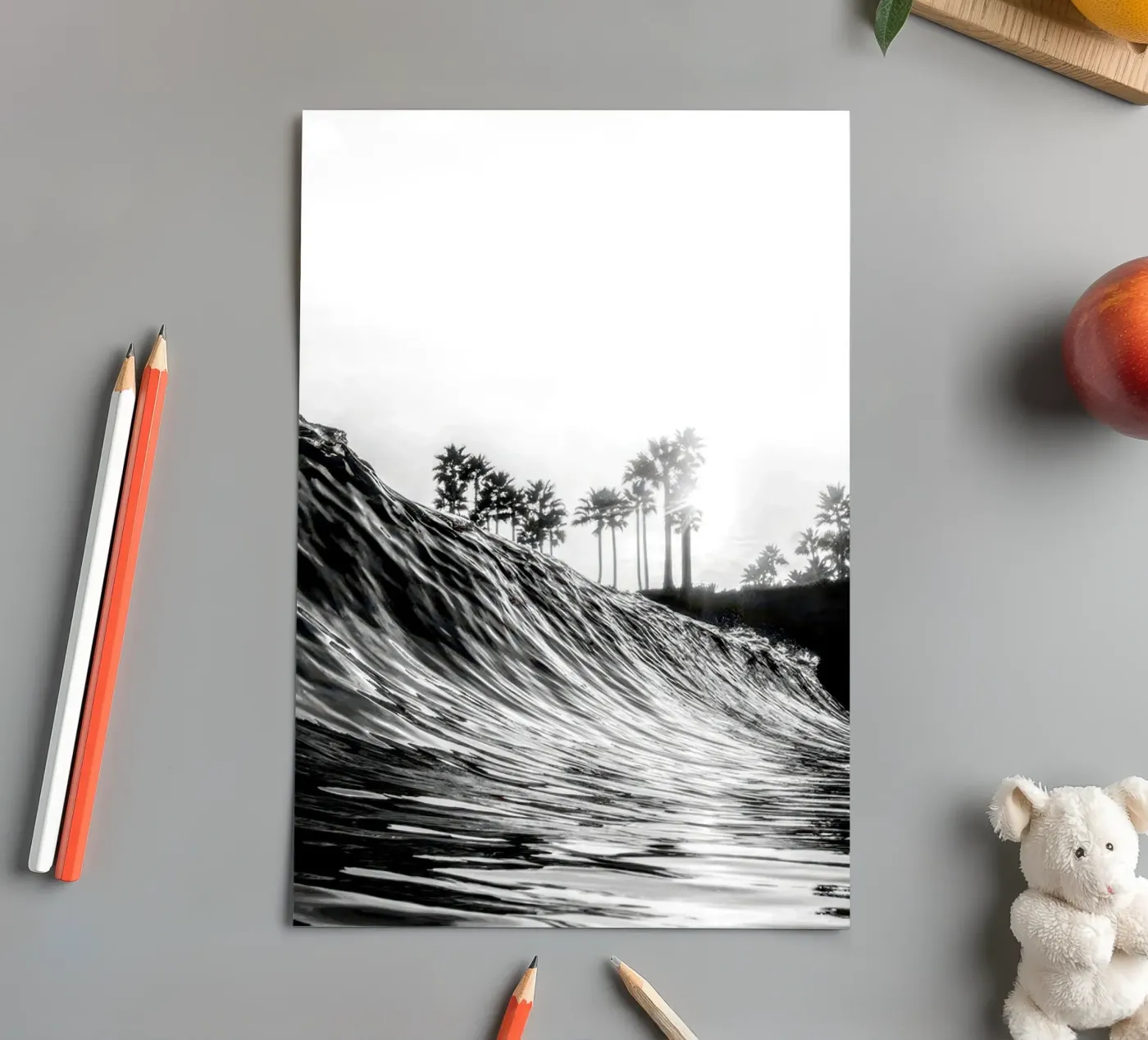 Monochromatic Wavefront sticker sheet by Hitspost