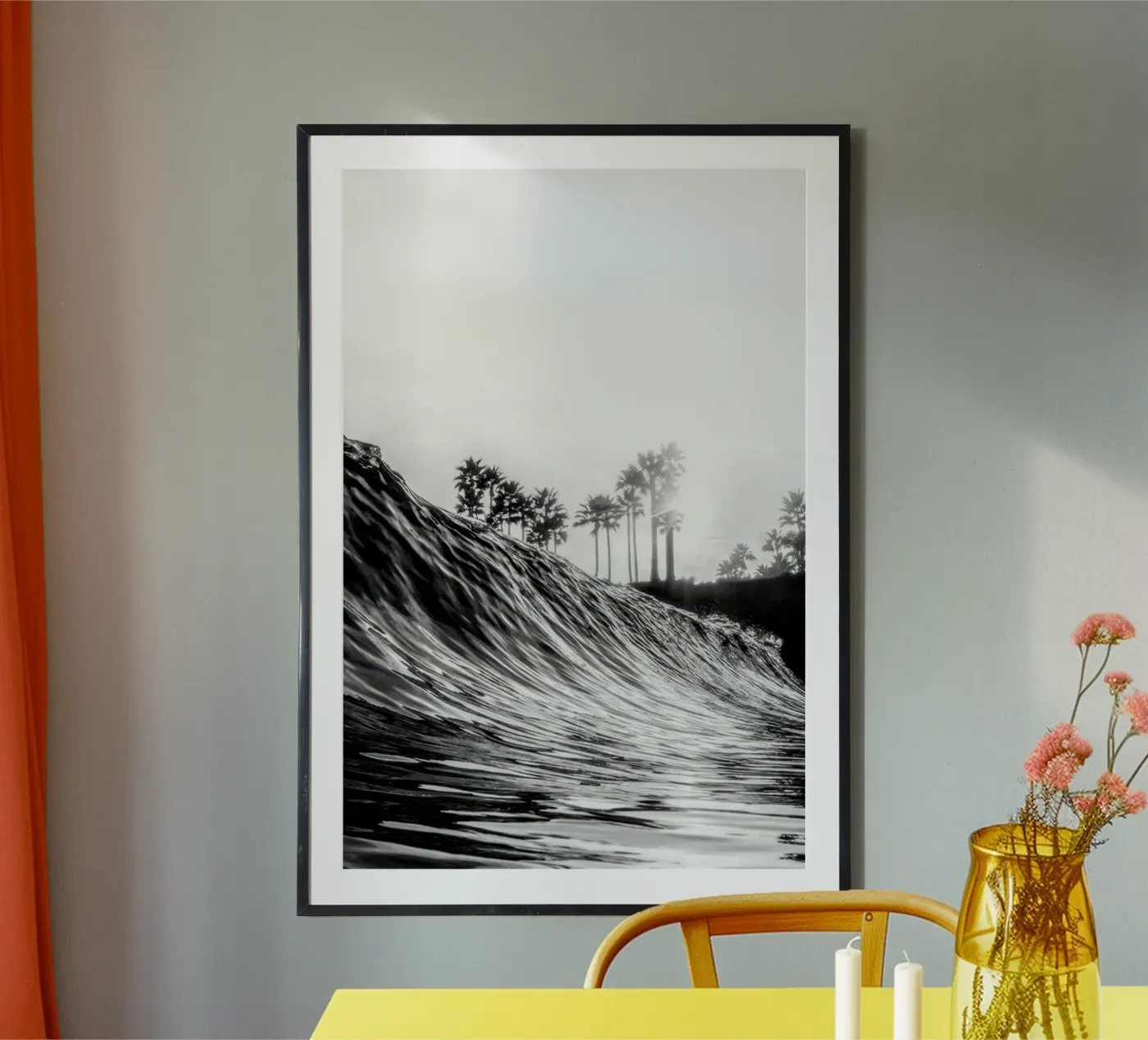 Monochromatic Wavefront poster by Hitspost