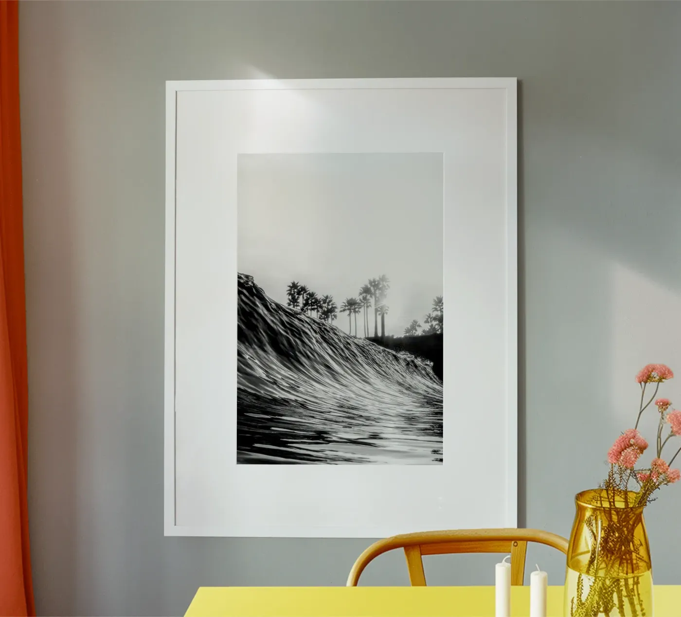 Monochromatic Wavefront poster by Hitspost