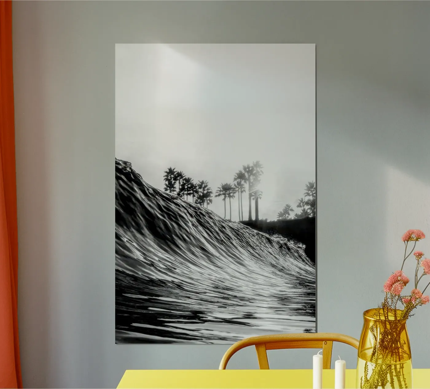 Monochromatic Wavefront poster by Hitspost