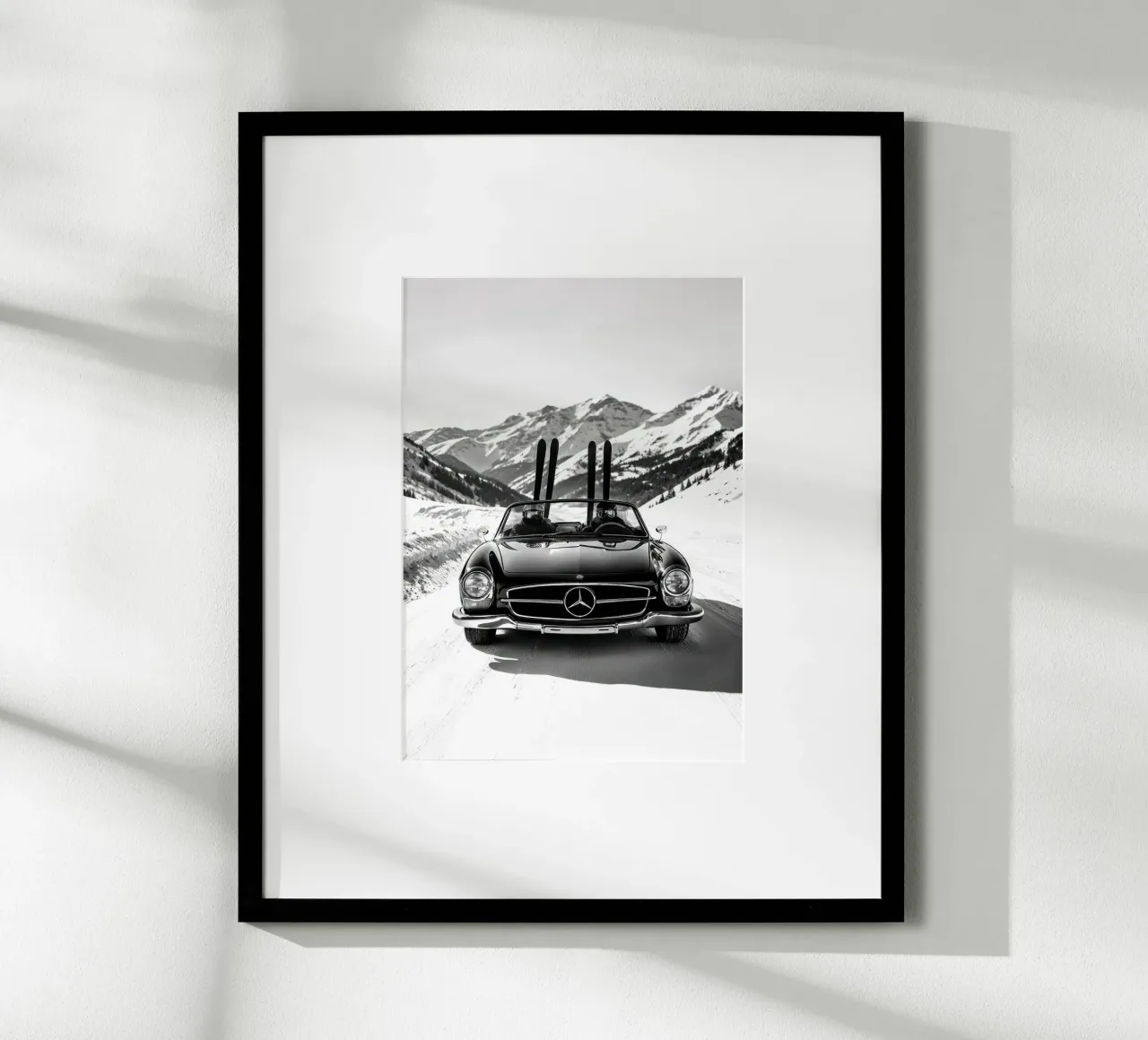 Skiing poster by Hitspost