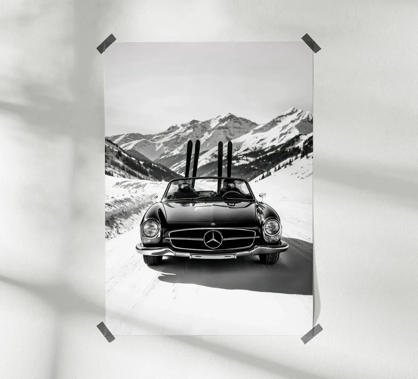 Skiing poster da Hitspost