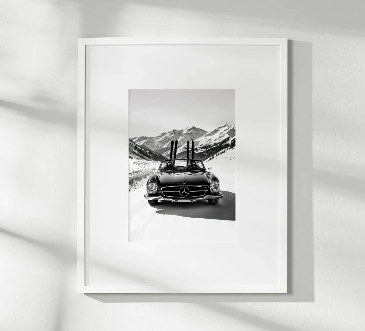 Skiing poster by Hitspost