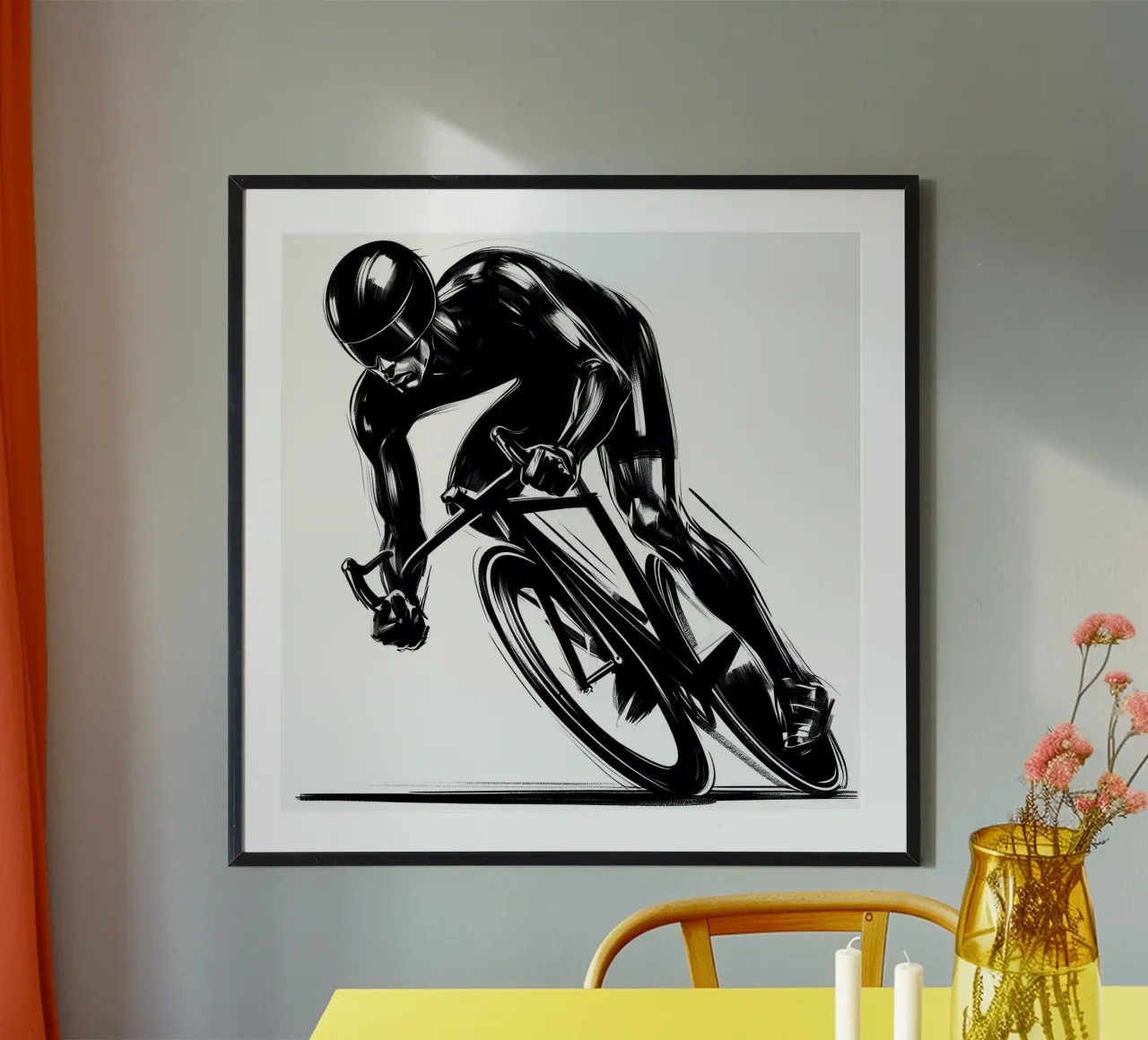 RADFAHR-ADRENALIN Poster von ARTOMATIC
