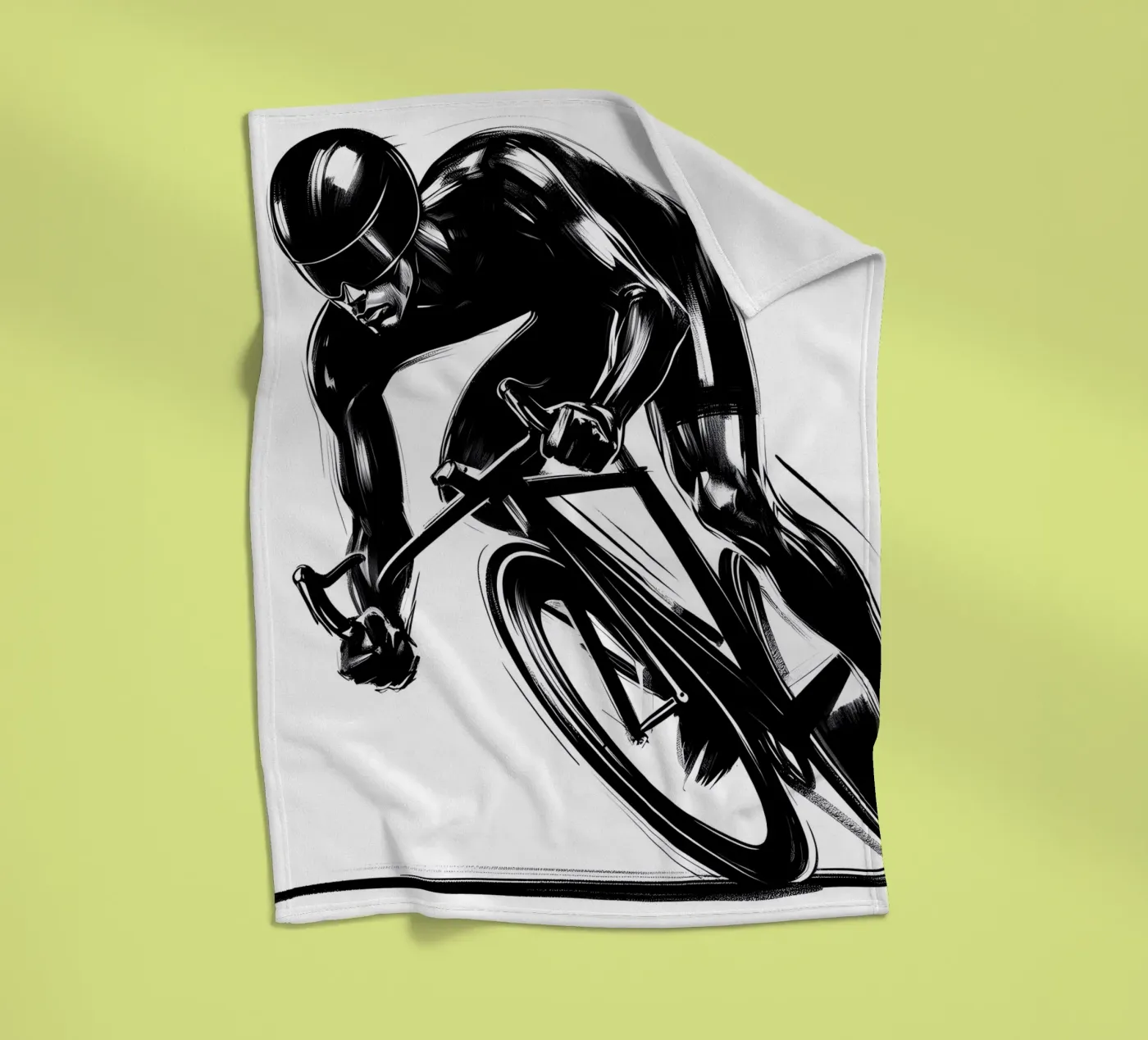 FIETSADRENALINE fleecedeken van ARTOMATIC