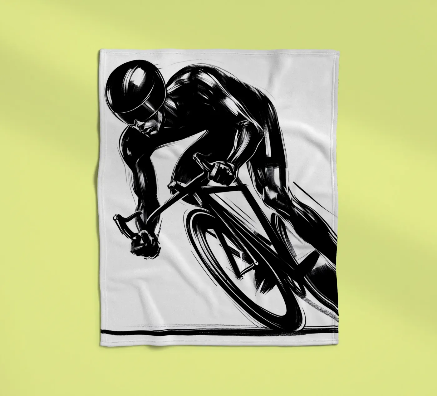 FIETSADRENALINE fleecedeken van ARTOMATIC