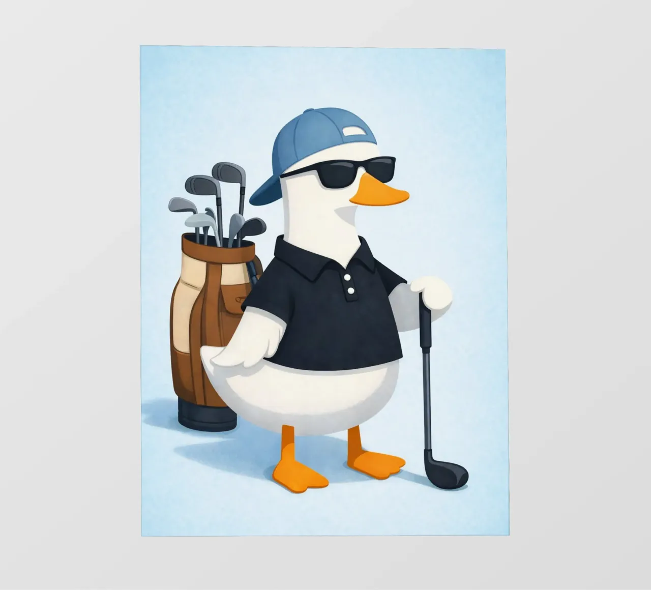 golf eend fotobehang van cepeducks