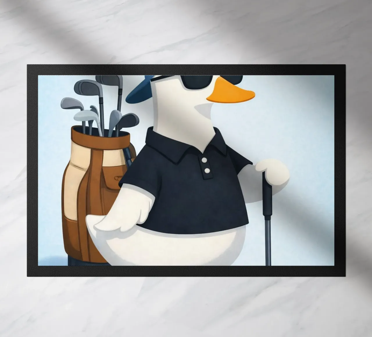 golf eend deurmat van cepeducks