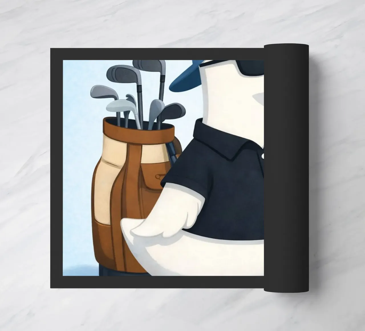 golf eend deurmat van cepeducks