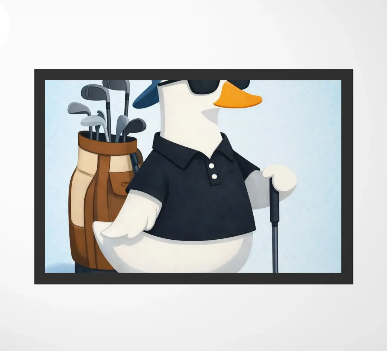 golf eend deurmat van cepeducks