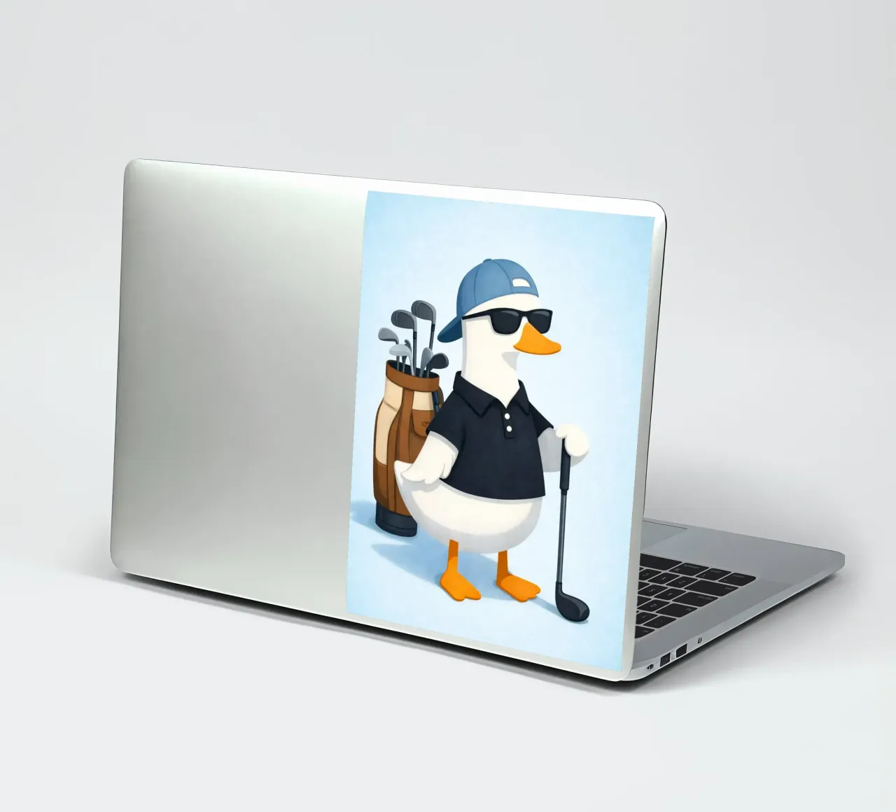 golf eend sticker van cepeducks