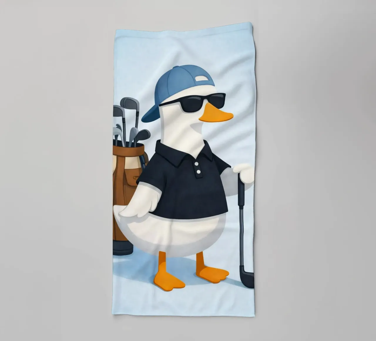 golf eend badhanddoek van cepeducks