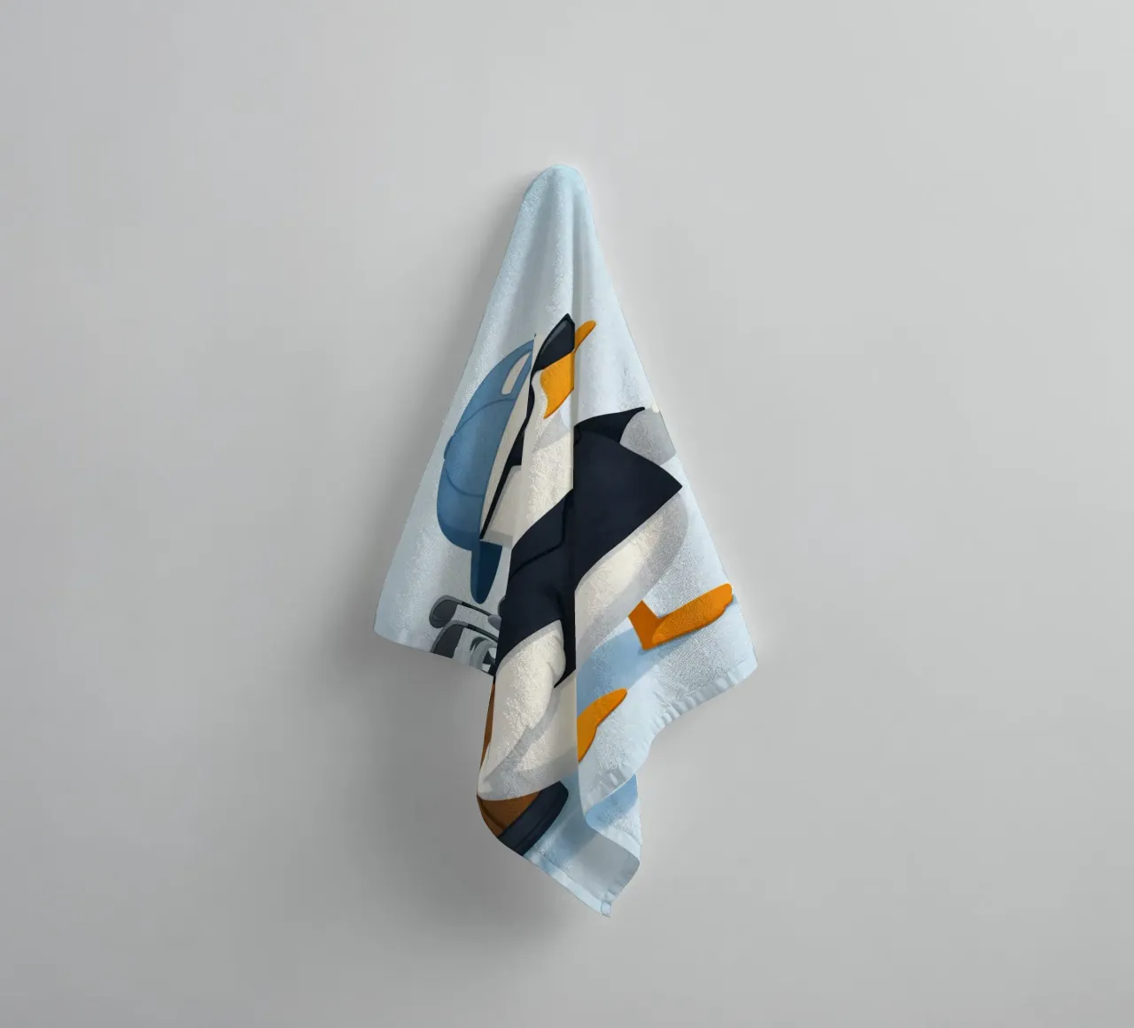 golf eend badhanddoek van cepeducks