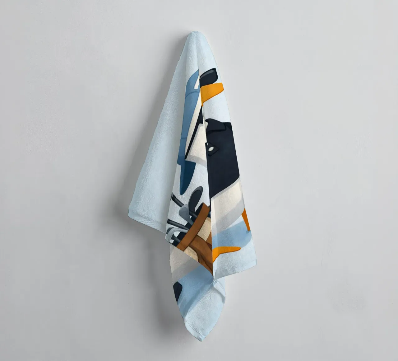 golf eend badhanddoek van cepeducks