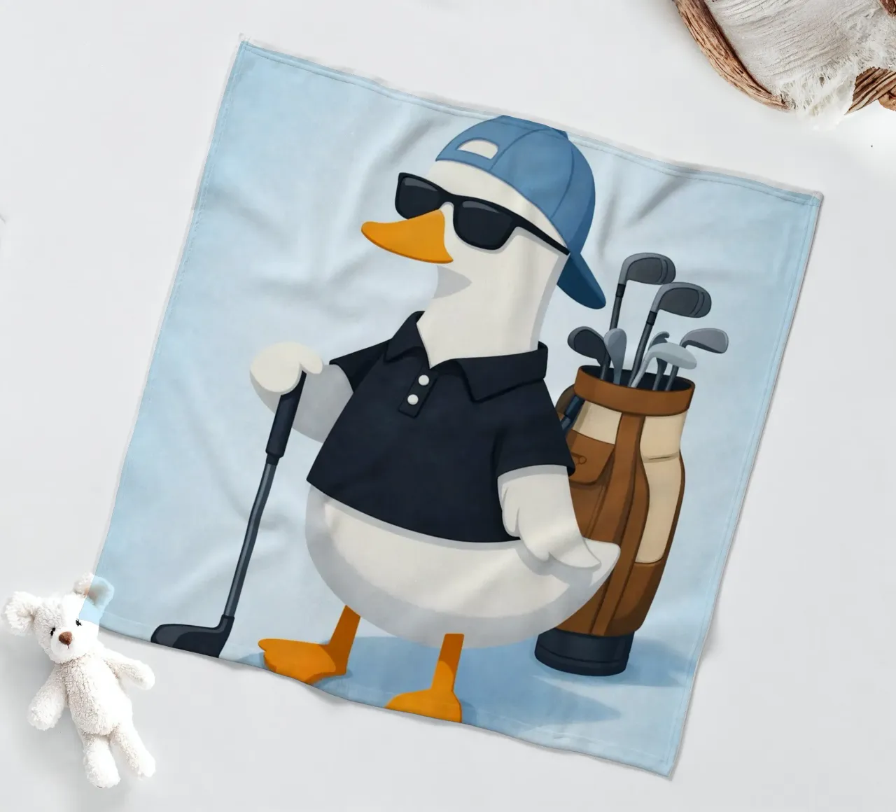 golf duck fleecedeken van cepeducks