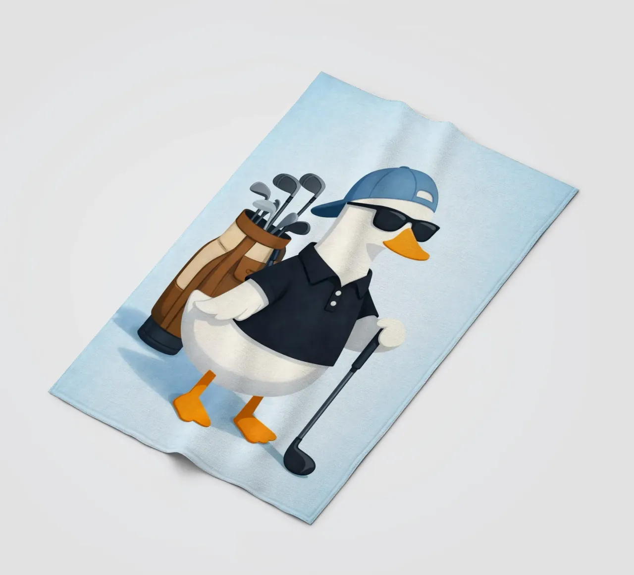 golf duck fleecedeken van cepeducks